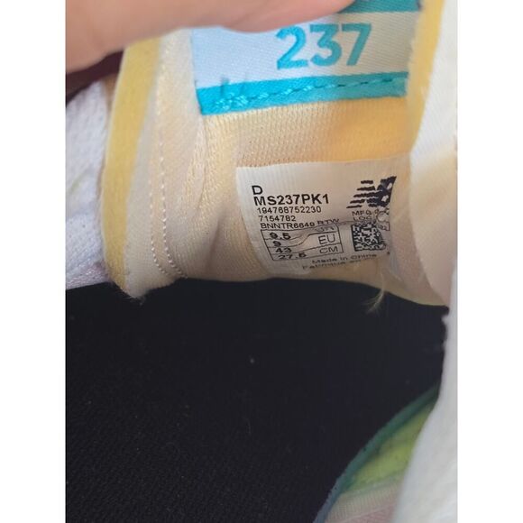 New Balance 237 Magnet Ghost Pepper Men’s 9.5 / Women’s 11 – Retro Sneaker Vibes - Picture 8 of 9